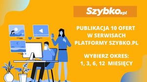 Publikacja 10 ofert nieruchomości w Szybko.pl i serwisach partnerskich