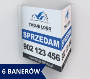 Baner Reklamowy • 6 Banerów 3D dla Twojego Biura + indywidualny projekt i dostawa GRATIS (Kopia)