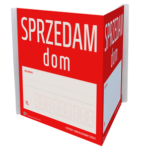 Uniwersalny Baner Reklamowy 3D • SPRZEDAM DOM